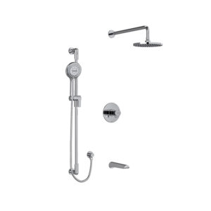 RIOBEL PARABOLA - KIT#1345PB THERMOSTATIC SHOWER KIT
