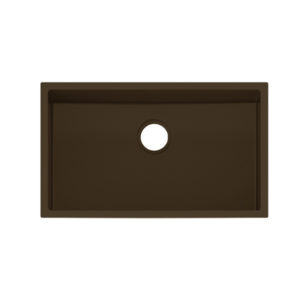 VOGT GRAZ GS - KS.3018.G0XG-61 30" X 18" X9" VOGRANITE KITCHEN UNDERMOUNT SINK
