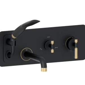 Tenzo BELLACIO-F 73 Wall Mount Tub Filler With Retractable Hose