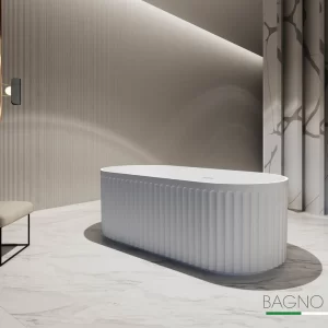 Bagno Italia Maestro One Piece Freestanding Bathtub - MS7111
