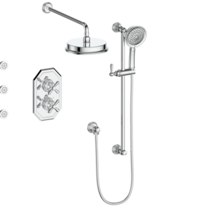 CARINTHIA 3-WAY TH SHOWER KIT WITH BODY JETS