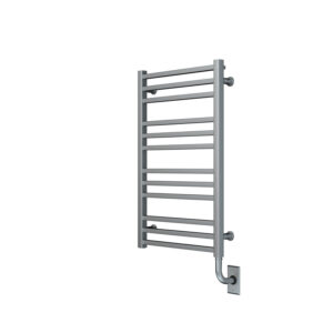 ICO Bath Tuzio Milano 19-1/2"W x 31"H 110 V Hardwired Steel Towel Warmer