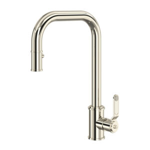 Armstrong Pull-Down Kitchen Faucet With U-Spout - Polished Chrome | Model Number: U.4546HT-APC-2