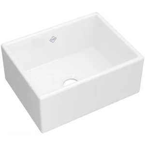 Shaws Shaker 23-7/16" Farmhouse Single Basin Fireclay Kitchen Sink